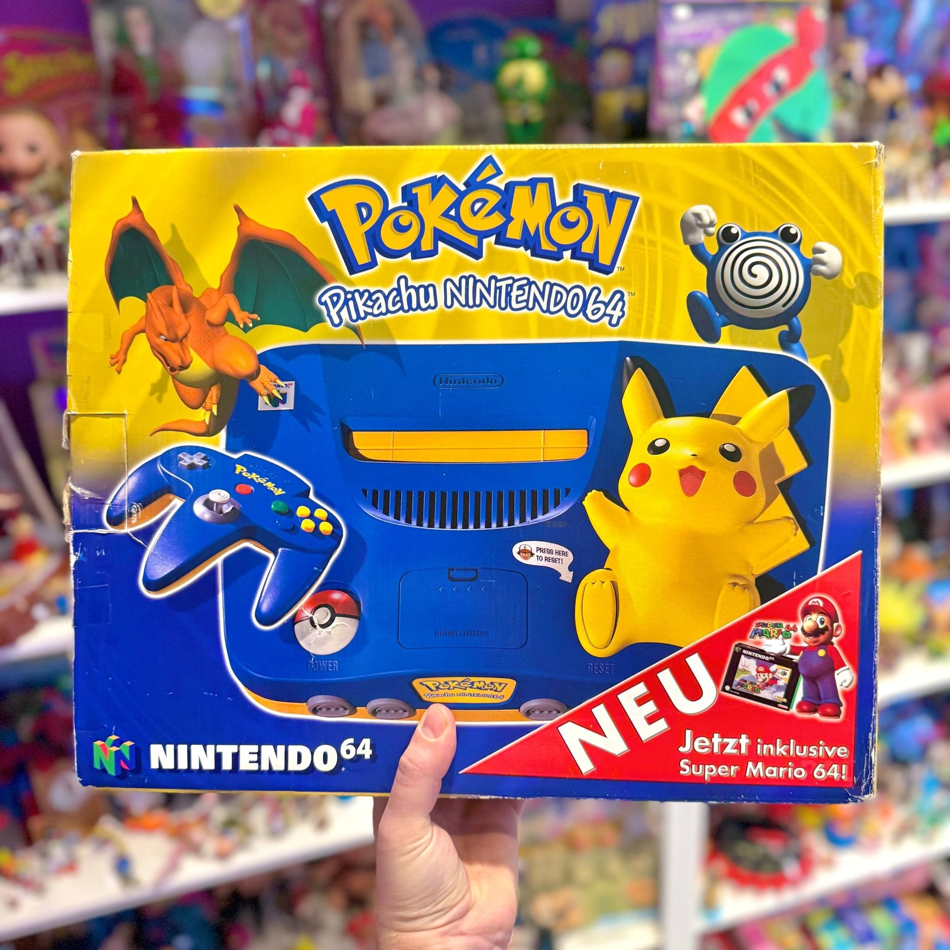 Nintendo 64: Pokemon Pikachu Edition - Super Mario 64 Variant - European Exclusive (CIB, 90s) - PopCultGang