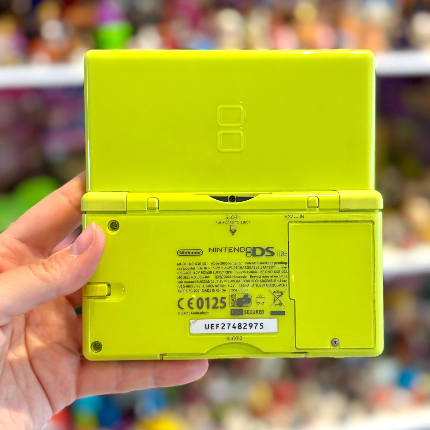 Nintendo DS Lite Console (Lime Green) - PopCultGang