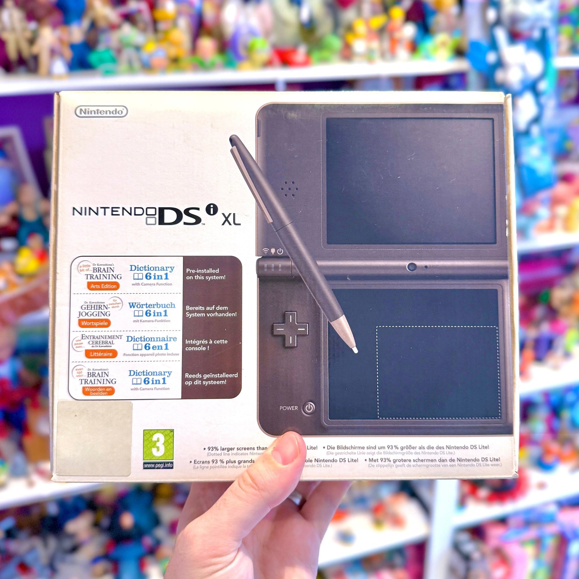 Nintendo DSi XL Black (complete in box) - PopCultGang