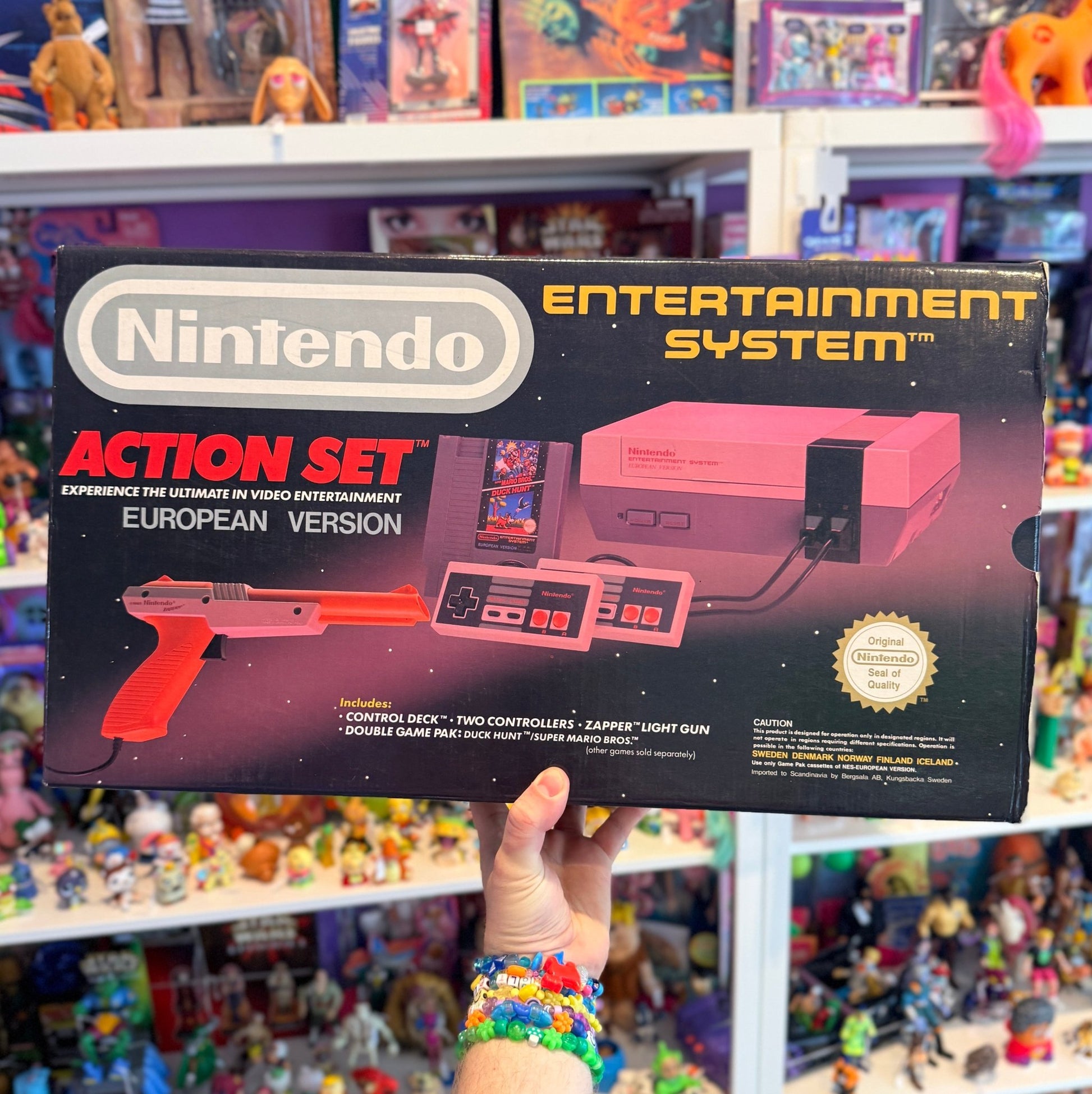 Nintendo Entertainment System Action Set - European Version (complete in box, great condition) - PopCultGang