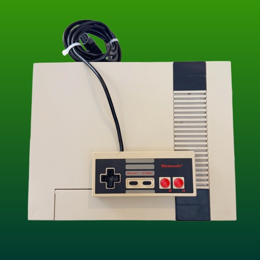 Nintendo Entertainment System NES Console + Controller (80s) - PopCultGang