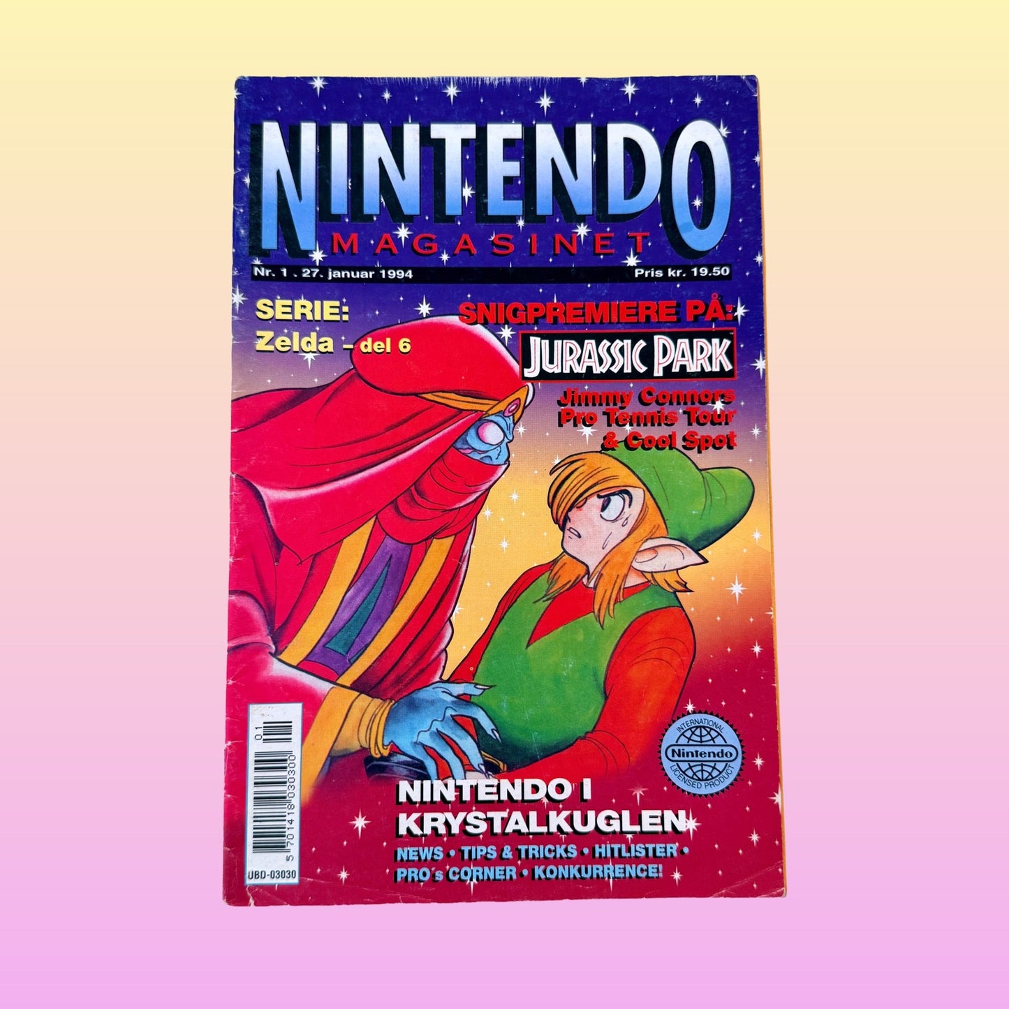 Nintendo Magasinet - Nr. 1 - "Zelda Del 6" (danish video game magazine, 1994) - PopCultGang