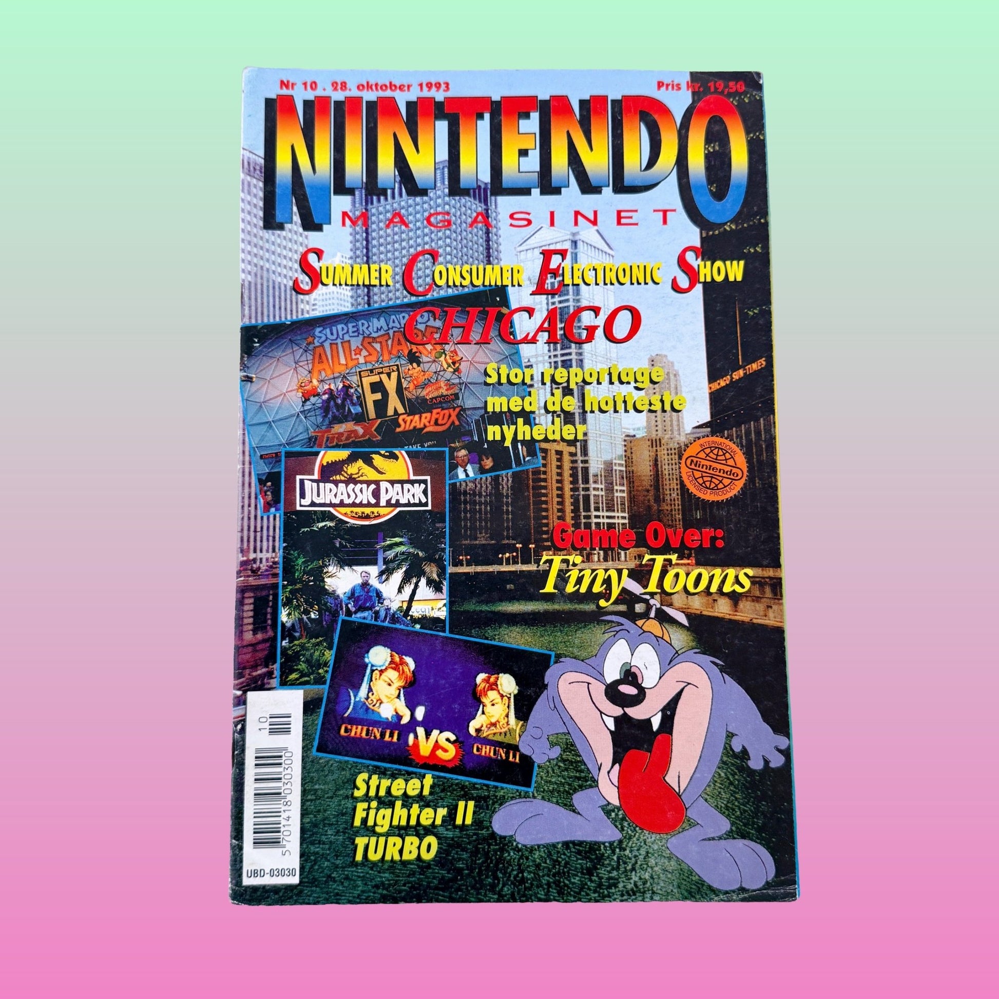 Nintendo Magasinet - Nr. 10 - "CES Chicago" (danish video game magazine, 1993) - PopCultGang