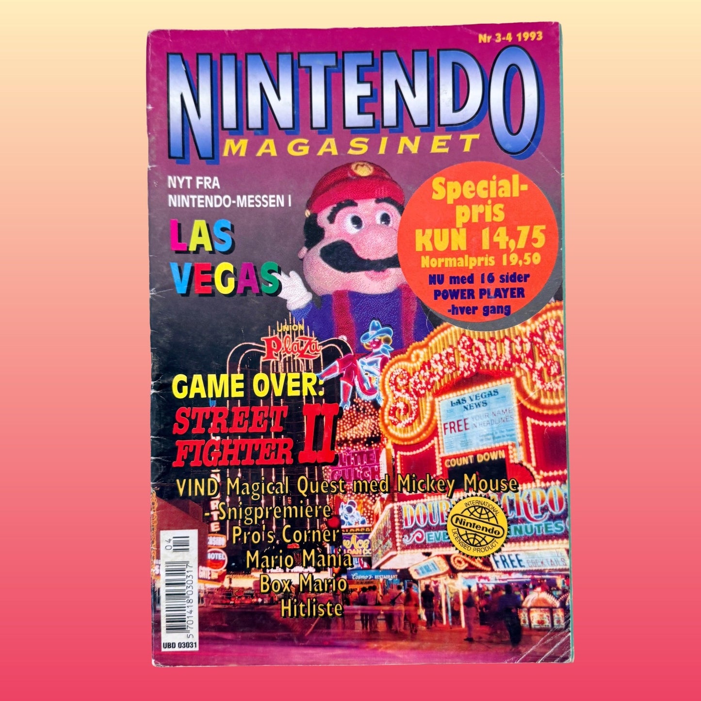 Nintendo Magasinet - Nr. 3-4 - "E3 Las Vegas" (danish video game magazine, 1993) - PopCultGang