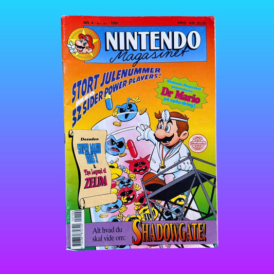 Nintendo Magasinet - Nr. 4 - Dr. Mario (danish video game magazine, 1991) - PopCultGang