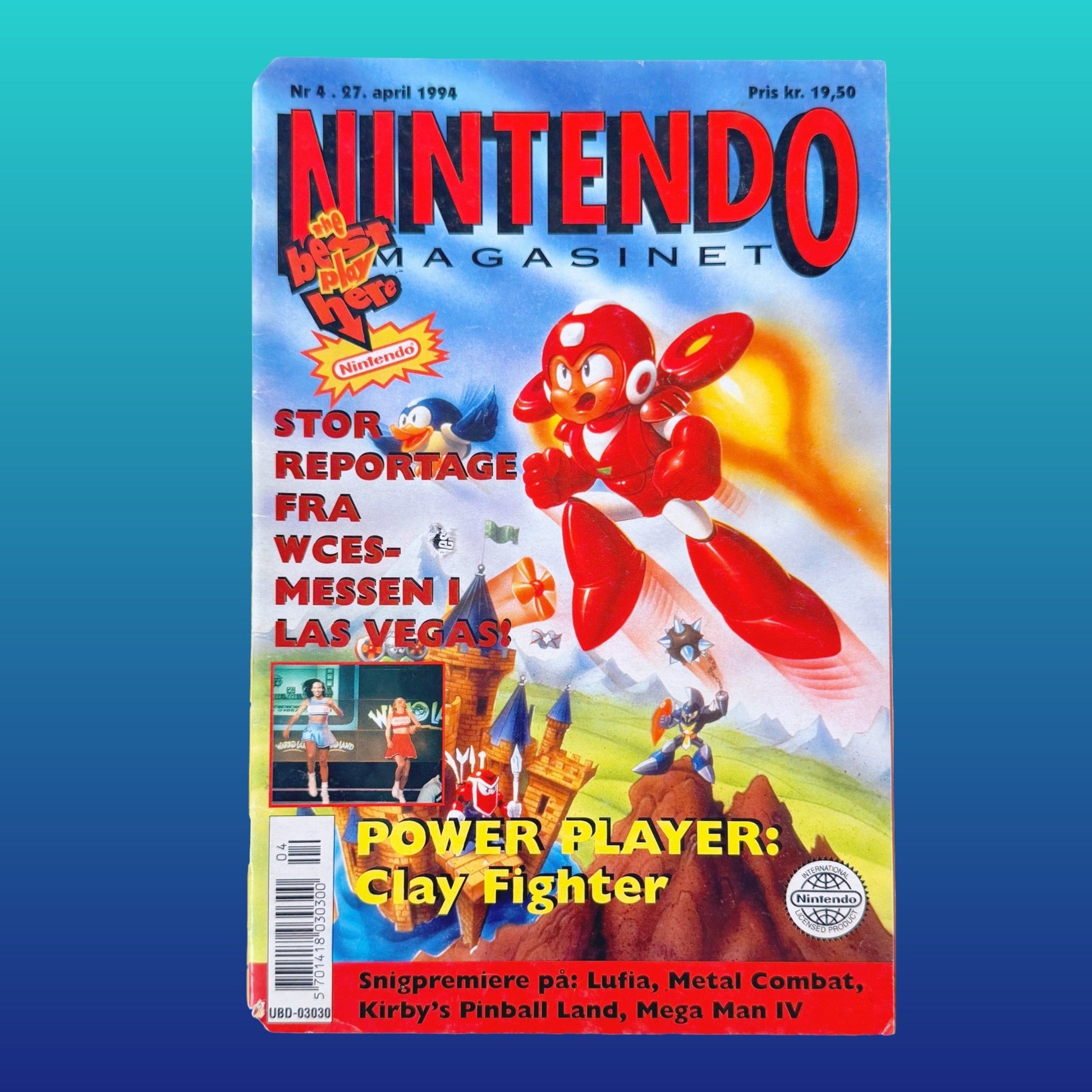 Nintendo Magasinet - Nr. 4 - "Mega Man X" (danish video game magazine, 1994) - PopCultGang