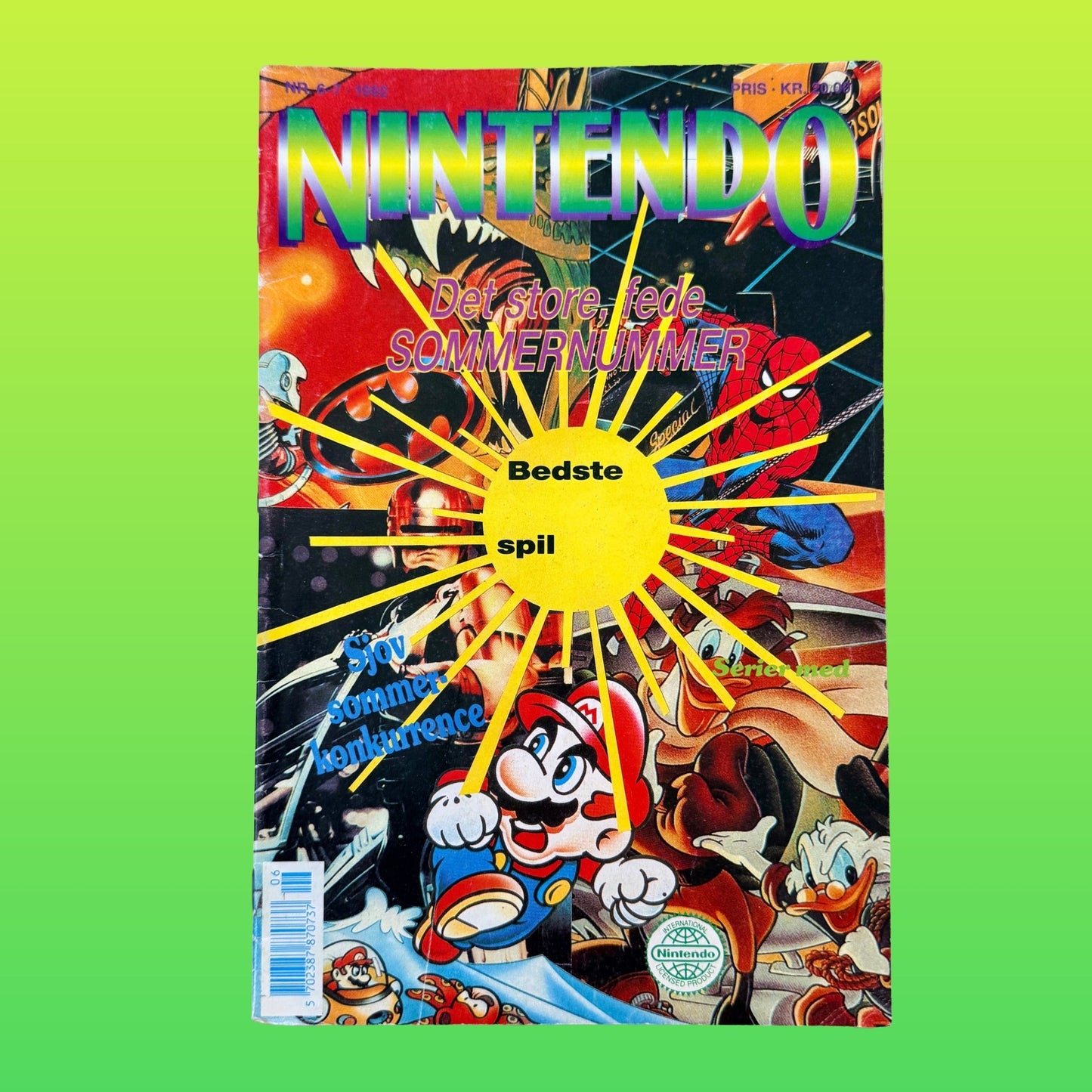 Nintendo Magasinet - Nr. 6-7 - "Det Store, Fede Sommernummer" (danish video game magazine, 1992) - PopCultGang