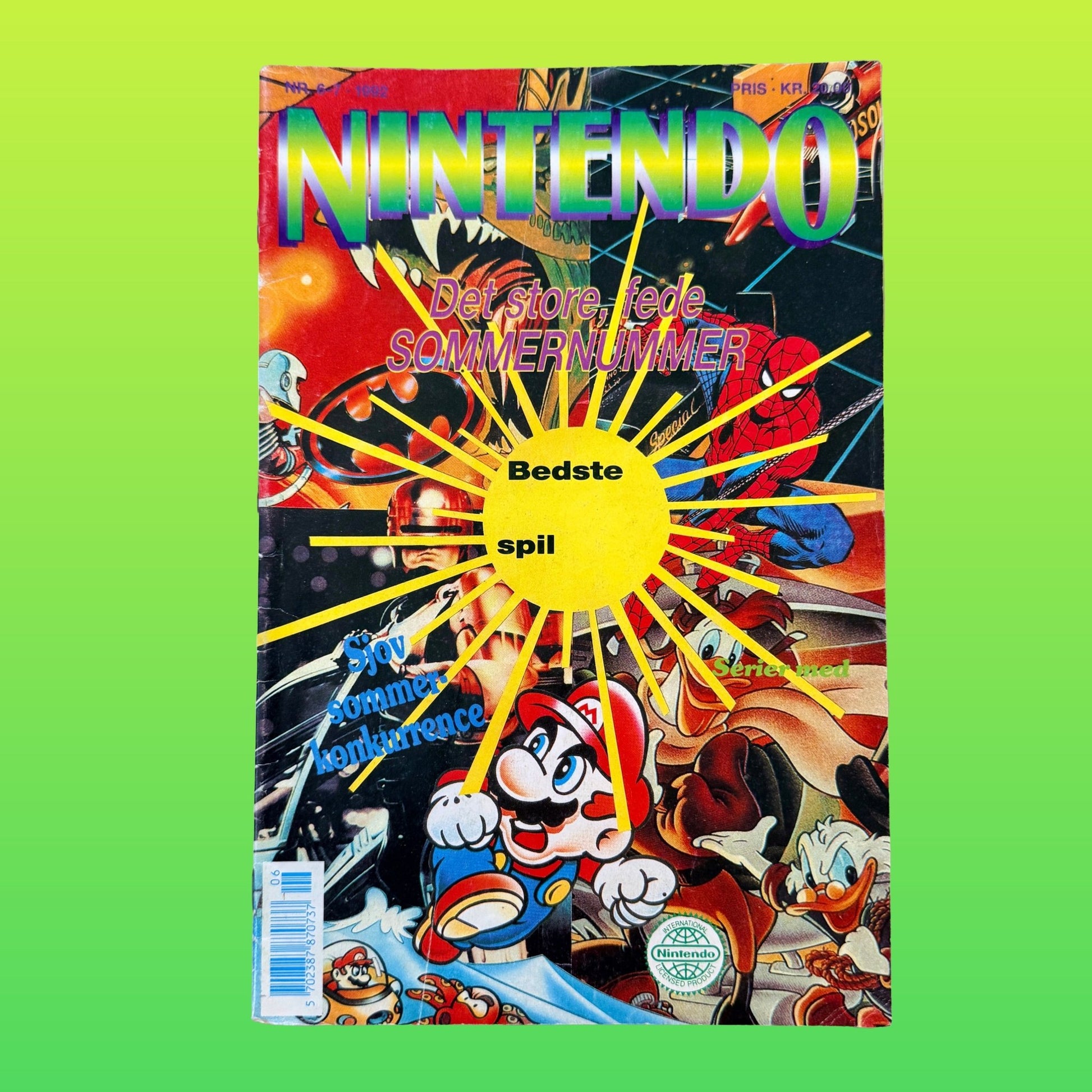 Nintendo Magasinet - Nr. 6-7 - "Det Store, Fede Sommernummer" (danish video game magazine, 1992) - PopCultGang
