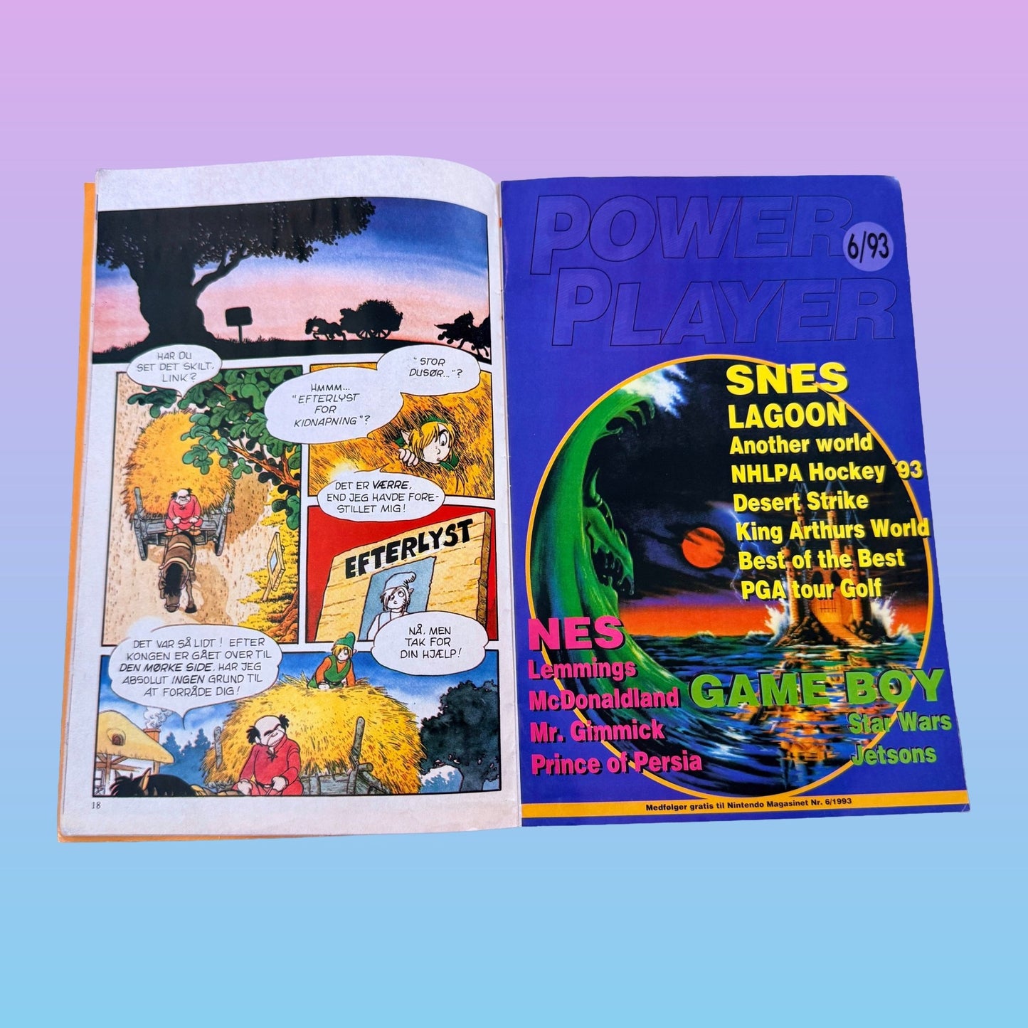Nintendo Magasinet - Nr. 6 - "Hvilket Spil Var Årets Bedste?" (danish video game magazine, 1993) - PopCultGang