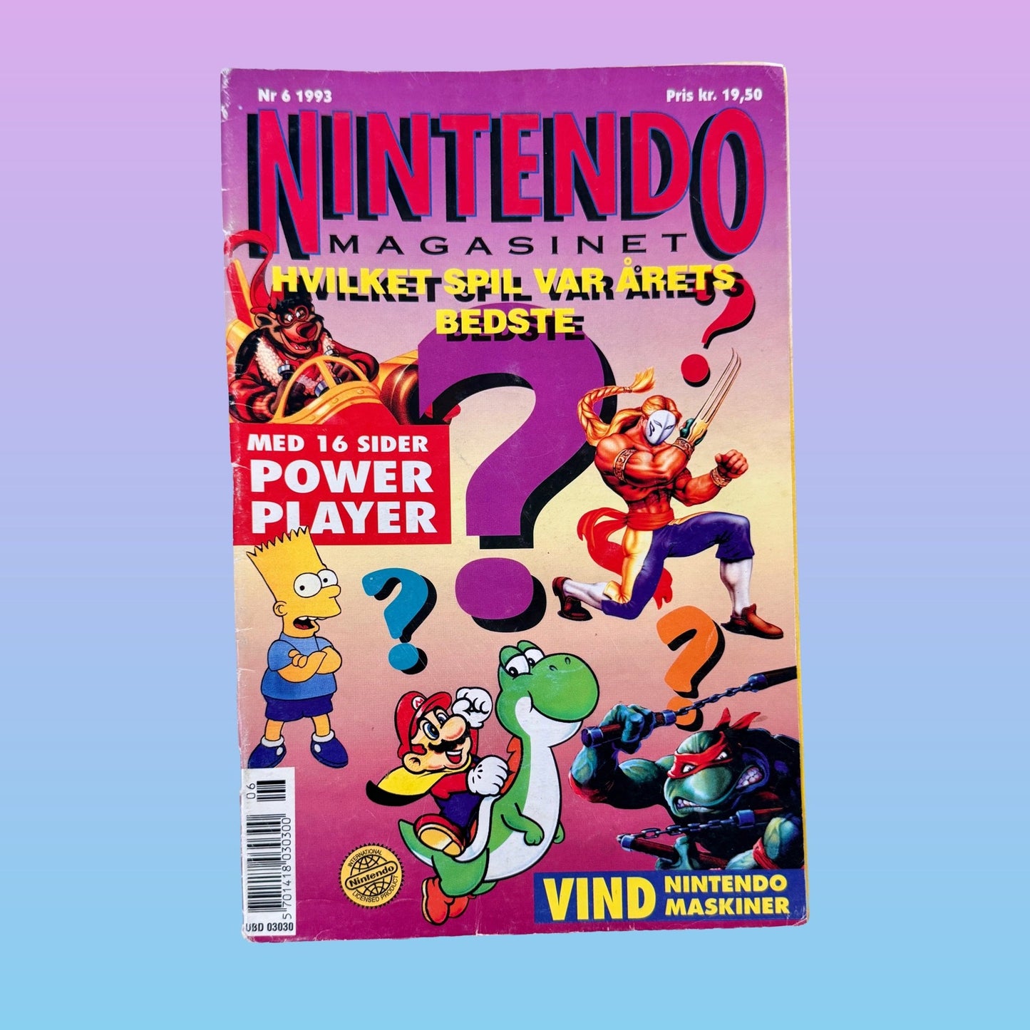 Nintendo Magasinet - Nr. 6 - "Hvilket Spil Var Årets Bedste?" (danish video game magazine, 1993) - PopCultGang