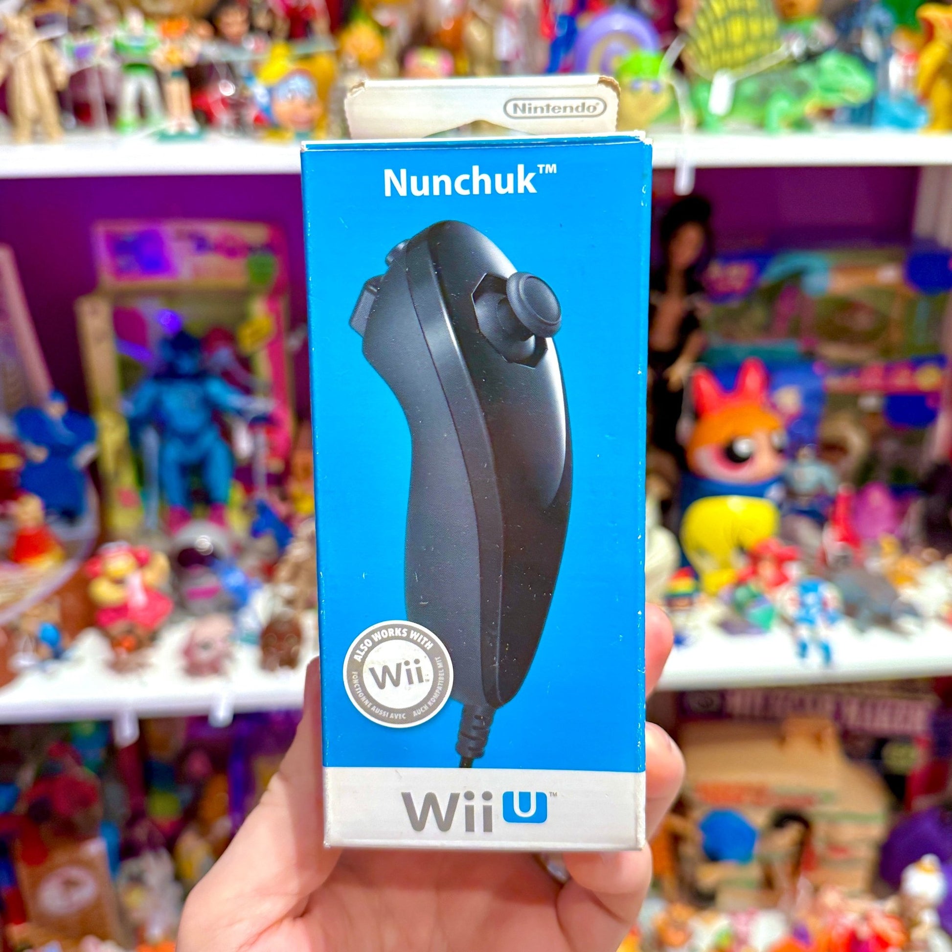 Nintendo Nunchuck Controller - Black Wii U Edition (NIB) - PopCultGang