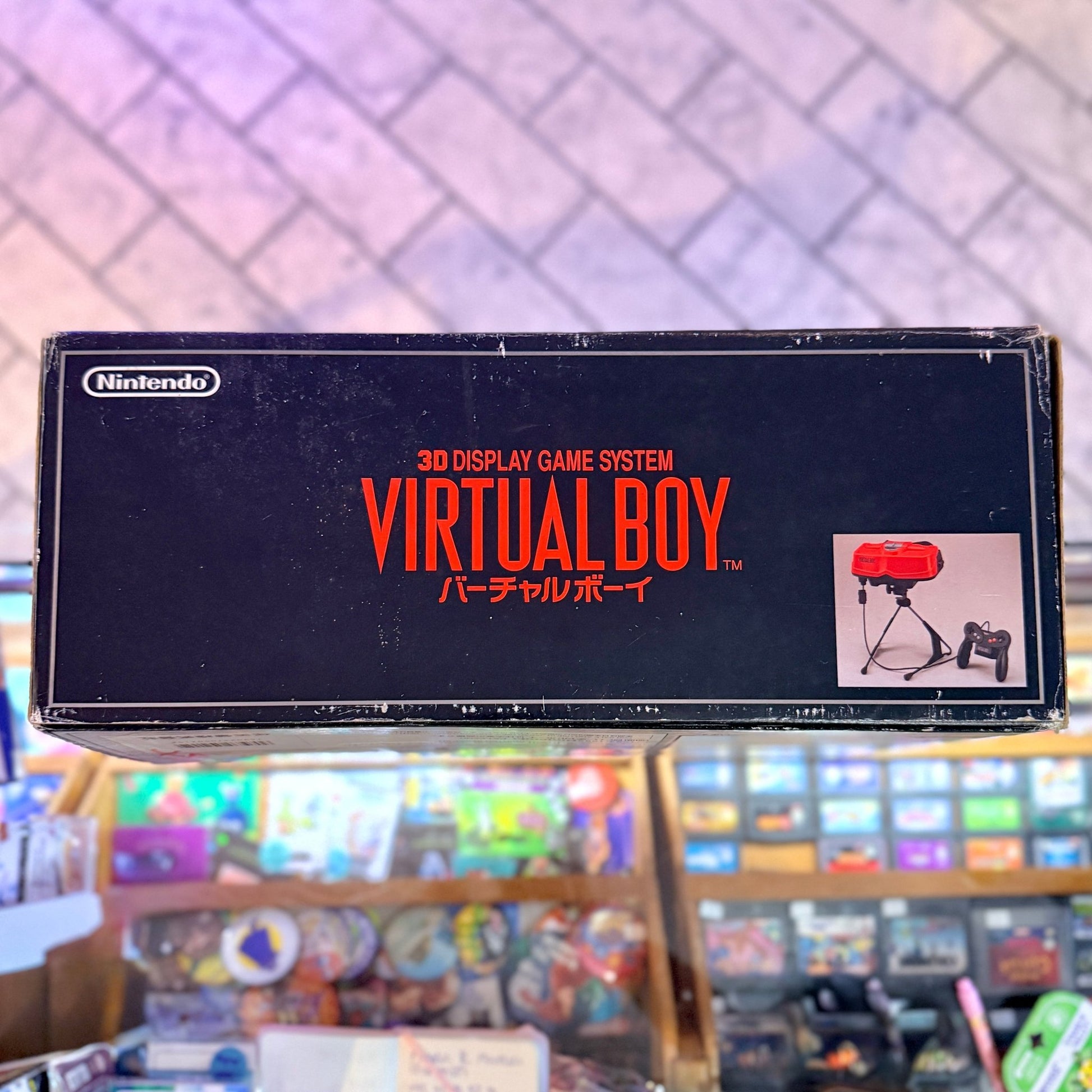 Nintendo Virtual Boy (CIB, LDC ribbon solder mod, Japan version) - PopCultGang