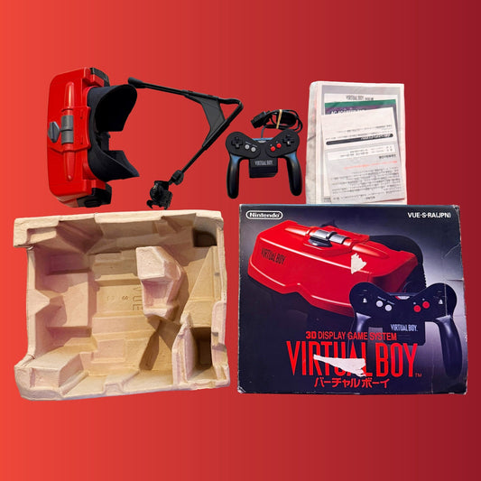 Nintendo Virtual Boy (CIB, LDC ribbon solder mod, Japan version) - PopCultGang