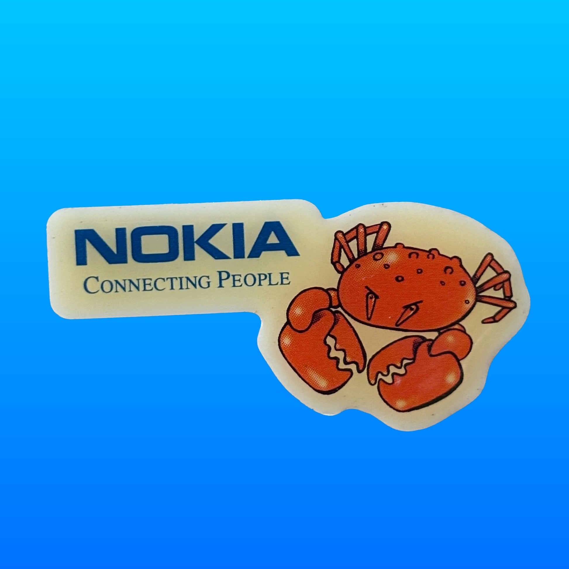 Nokia: Connecting People Crab Enamel Pin (90s) - PopCultGang