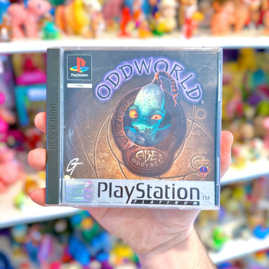 Oddworld: Abe's Odyssey (Platinum, PS1) - PopCultGang