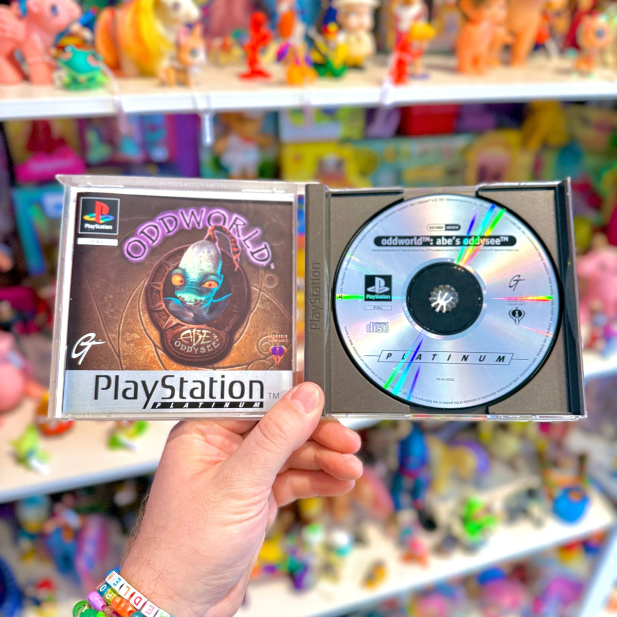 Oddworld: Abe's Odyssey (Platinum, PS1) - PopCultGang
