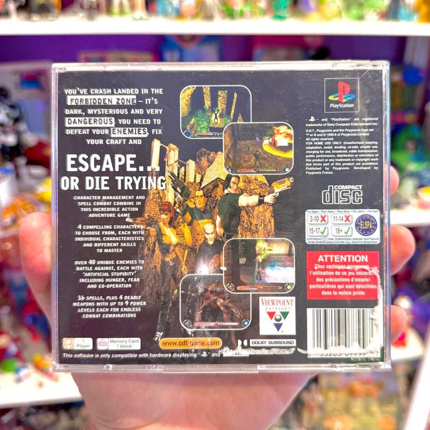 O.D.T. - Escape... Or Die Trying (PS1) - PopCultGang
