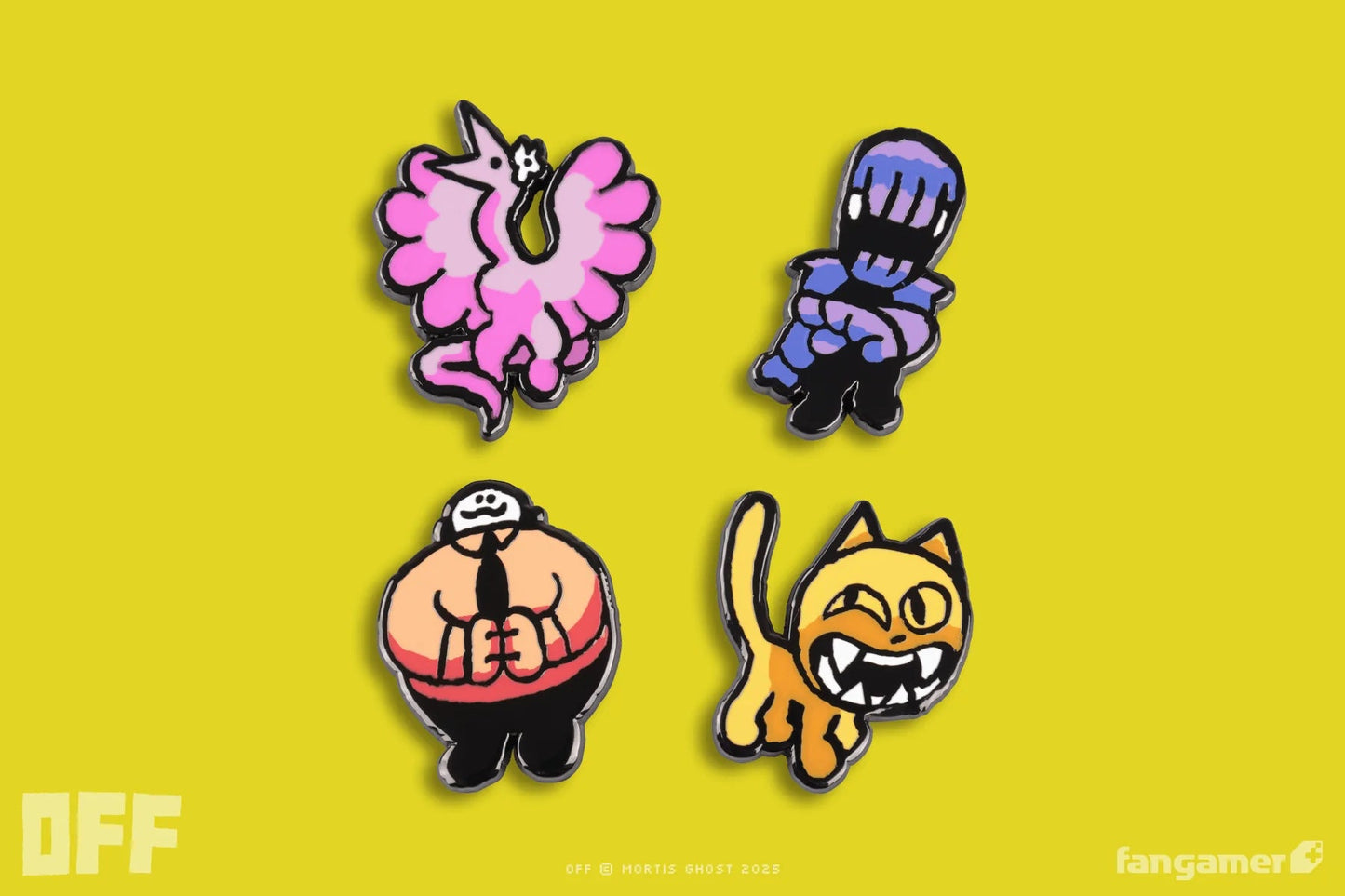 OFF: Zone Guardian Pin Set (Fangamer) - PopCultGang
