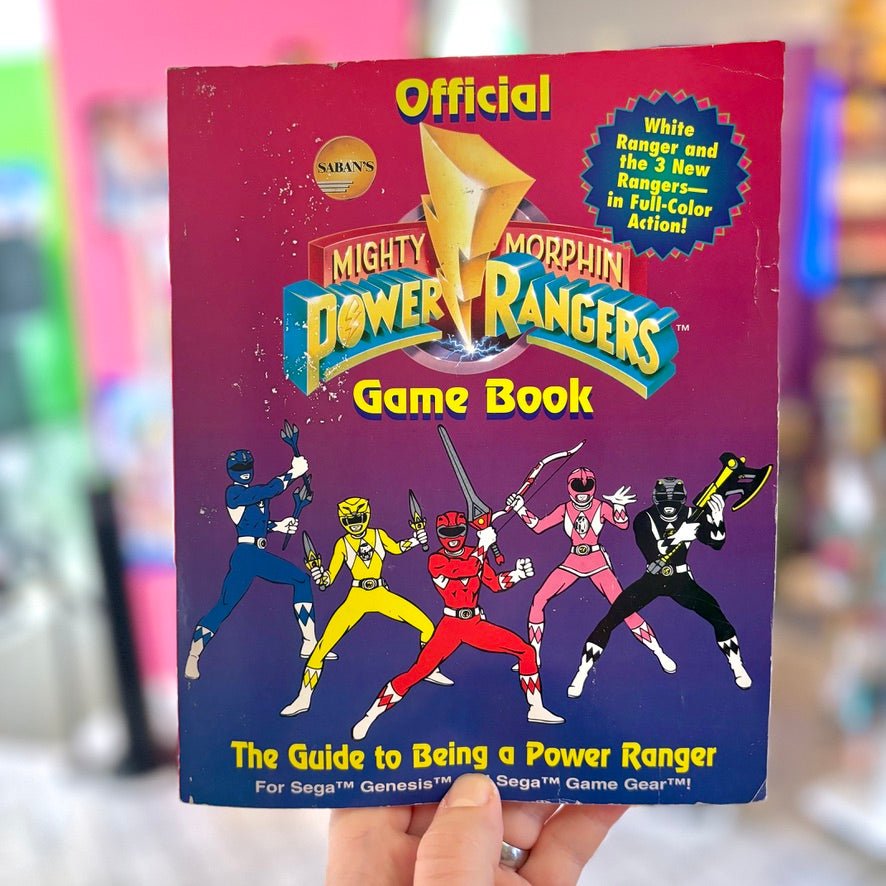 Official Migthy Morphin Power Rangers Game Book (Sega, 90s) - PopCultGang