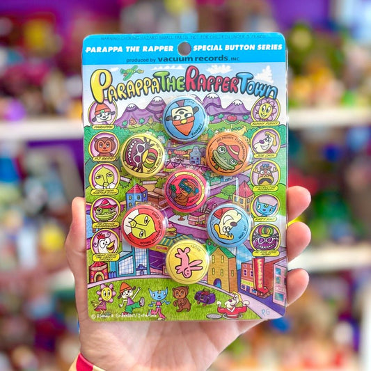 Parappa The Rapper Town: Special Badge Button Set (2001) - PopCultGang