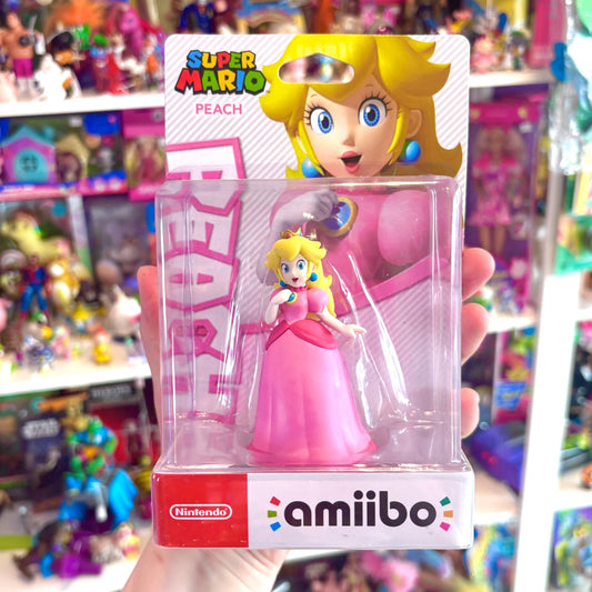 Peach Amiibo Figure (Super Mario Collection, Nintendo) - PopCultGang