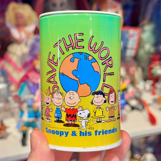 Peanuts & Snoopy Save The World Coinbank (70s) - PopCultGang
