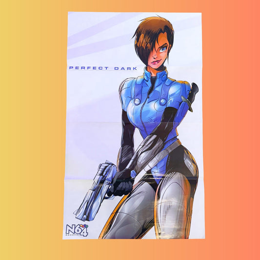 Perfect Dark / 151 Pokemon Double Sided Poster (N64 Magazine, 2000) - PopCultGang