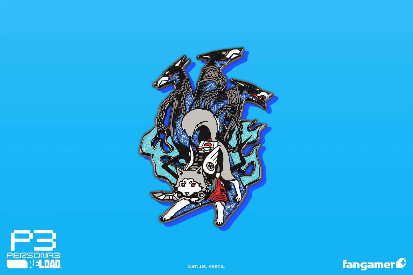 Persona 3: Koromaru and Cerberus Pin (Fangamer) - PopCultGang