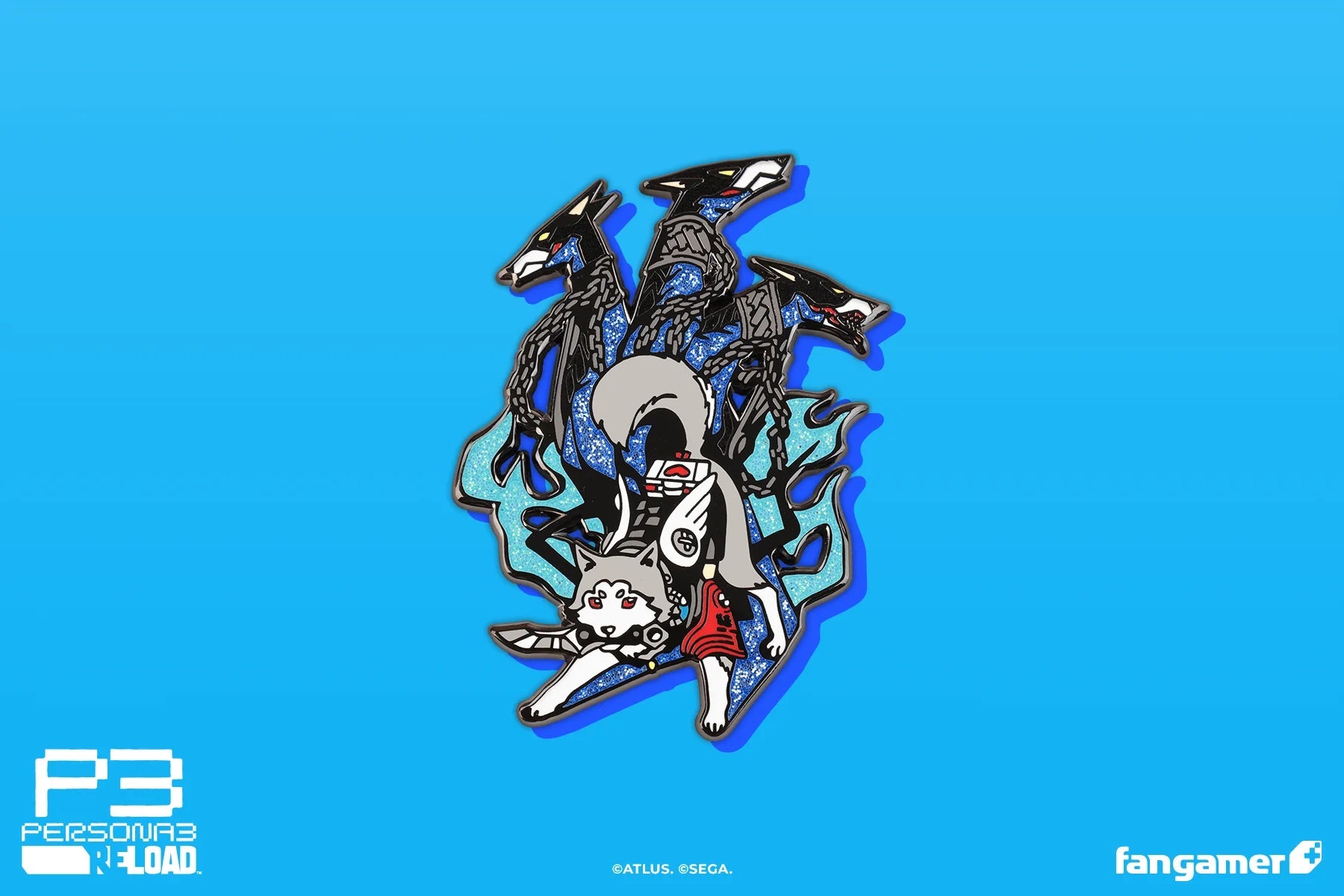 Persona 3: Koromaru and Cerberus Pin (Fangamer) - PopCultGang