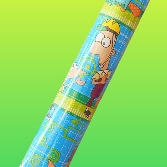 Phineas and Ferb Giftwrapping (new and sealed, Disney, 2000s) - PopCultGang