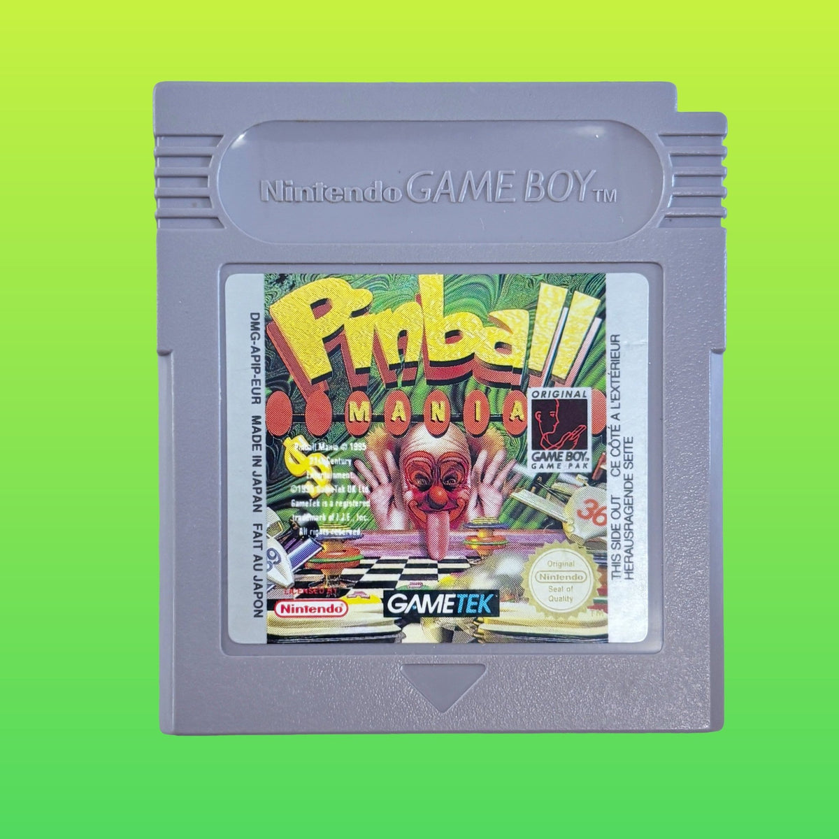 Pinball Mania (Nintendo Gameboy) - PopCultGang