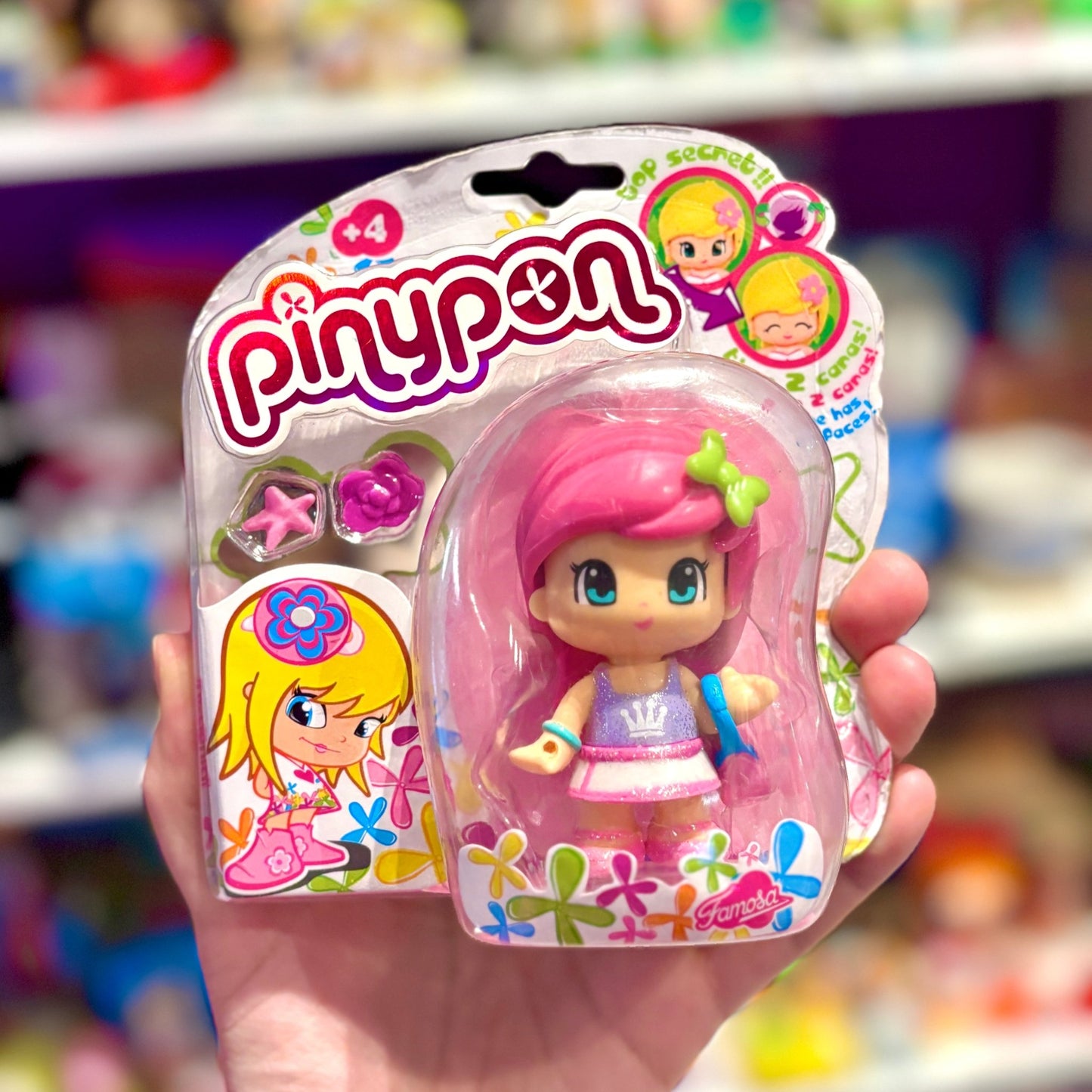 PinyPon Pink Hair Figure Doll (Famosa, 2000s) - PopCultGang