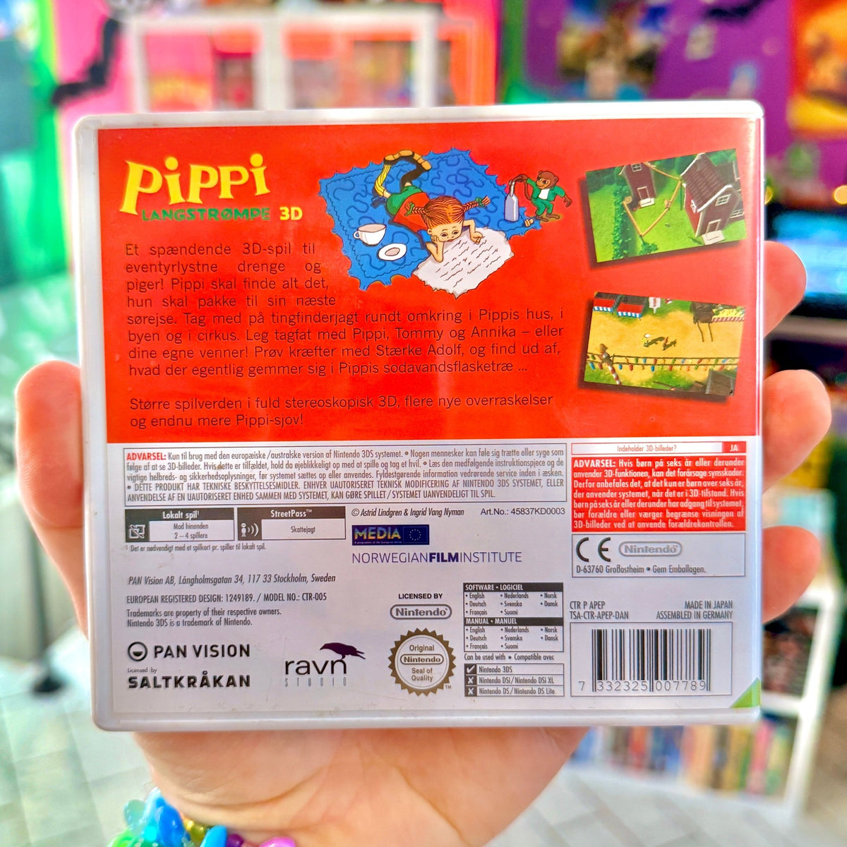 Pippi Langstrømpe 3D (3DS) - PopCultGang
