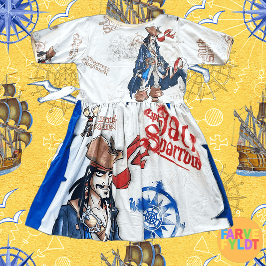 Pirates of The Caribbean: Jack Sparrow - Upcycled White Dress (FARVEFYLDT x POPCULTGANG) - PopCultGang