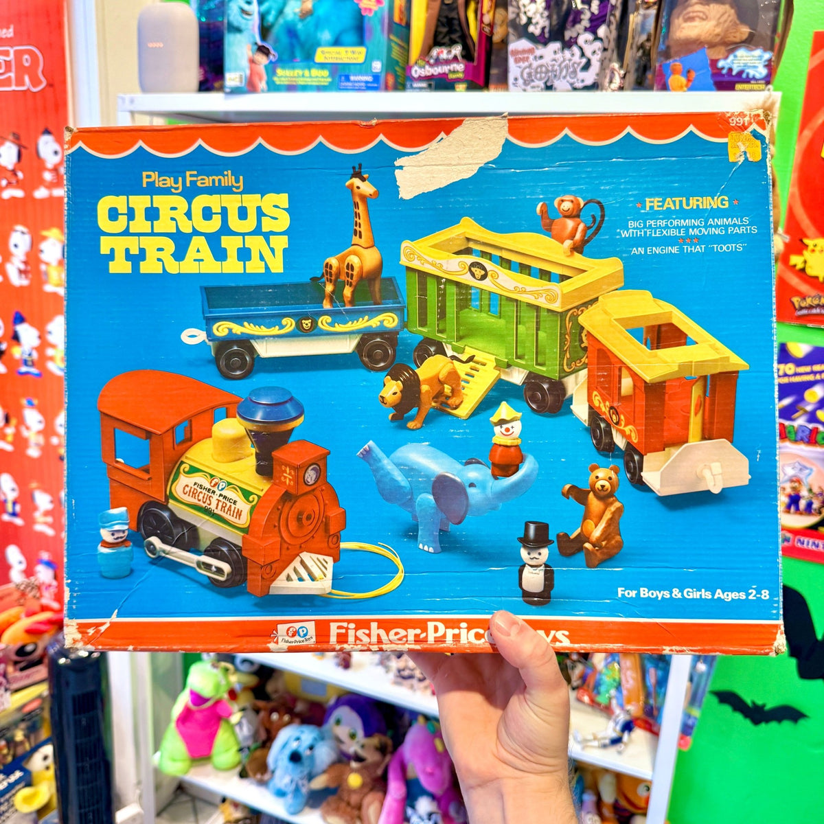 Play Family Circus Train Set #991 (Fisher Price, 1973) - PopCultGang