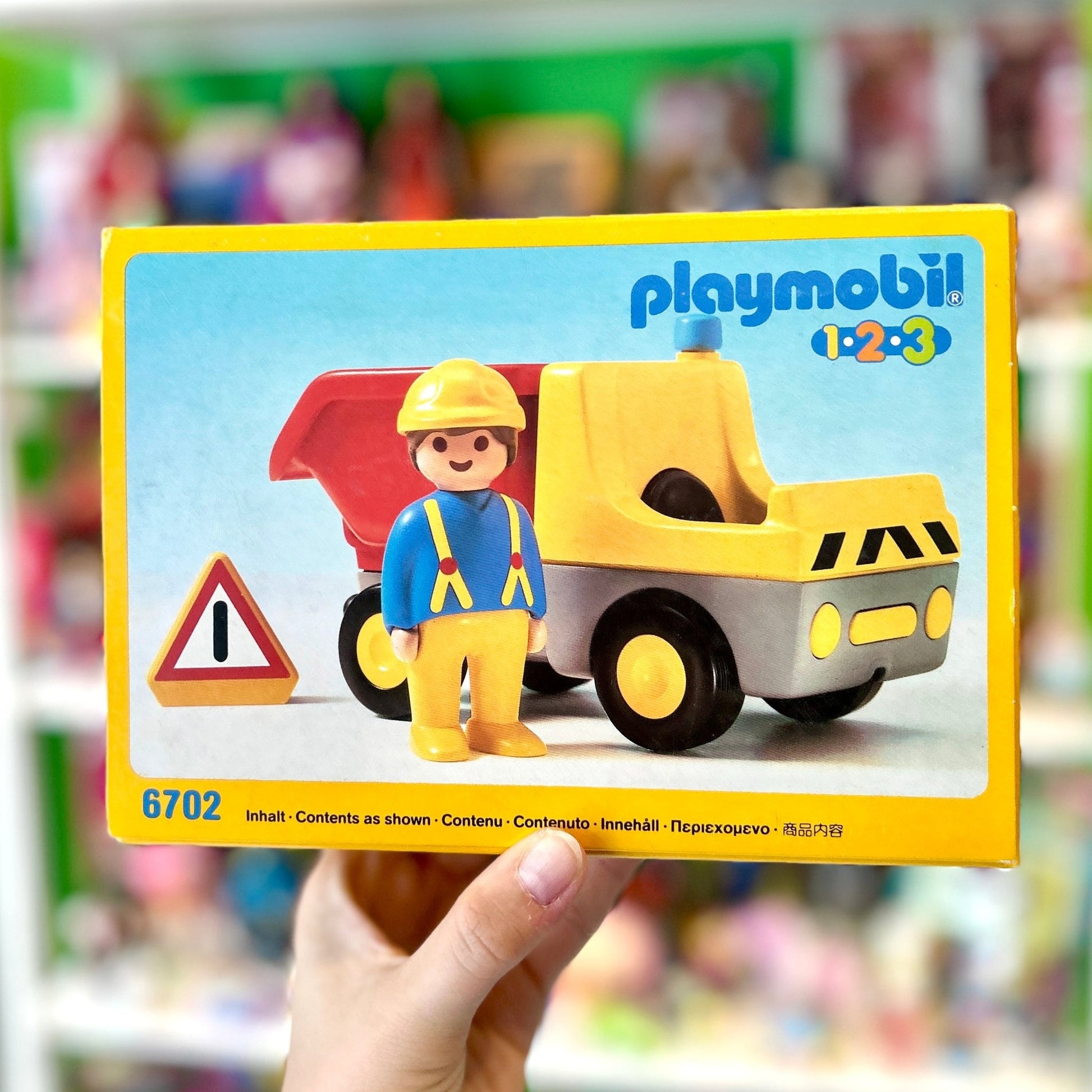 Playmobil: 1 - 2 - 3 Dump Truck nr. 6702 (90s) - PopCultGang