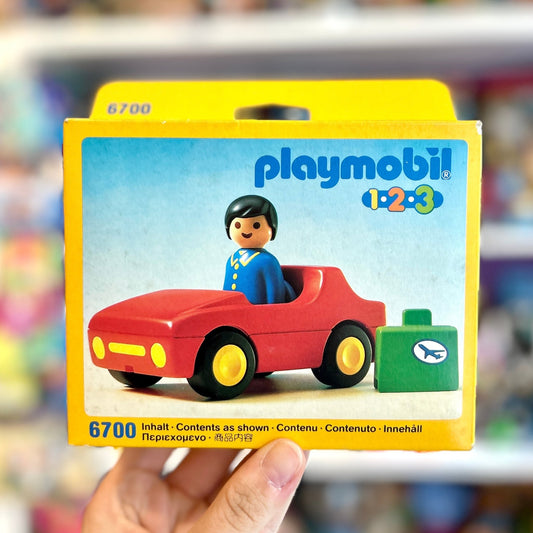 Playmobil: 1 - 2 - 3 Sports Car nr. 6700 (90s) - PopCultGang