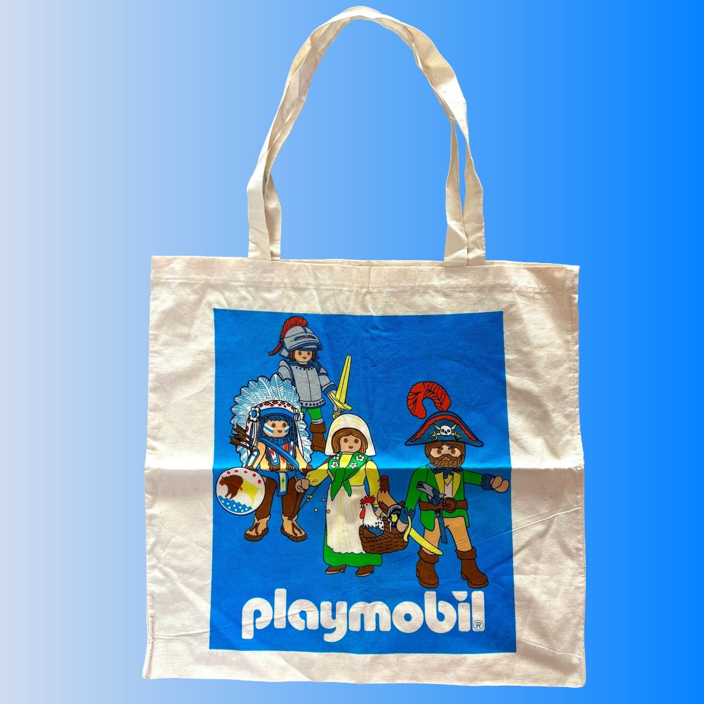 Playmobil Cotton Tote bag (90s) - PopCultGang