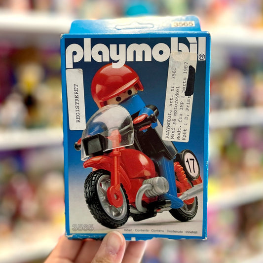 Playmobil: Motorcycle Racer nr. 3556 (80s) - PopCultGang