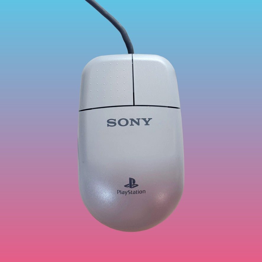 Playstation 1 - Official Mouse Controller (Sony, 90s) - PopCultGang