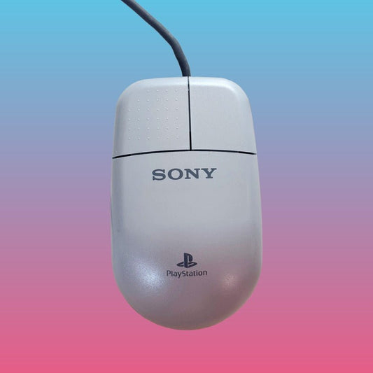Playstation 1 - Official Mouse Controller (Sony, 90s) - PopCultGang