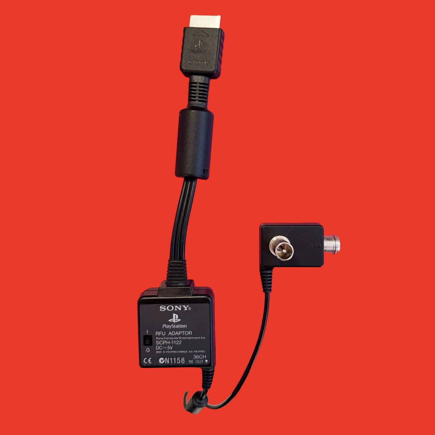 Playstation 1 RFU Adapter Cable (Sony, 90s) - PopCultGang