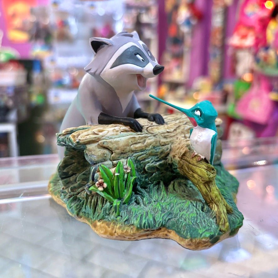 Pocahontas: Meeko & Flit Resin Mini Statue Figure (Disney, 90s) - PopCultGang