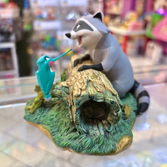 Pocahontas: Meeko & Flit Resin Mini Statue Figure (Disney, 90s) - PopCultGang