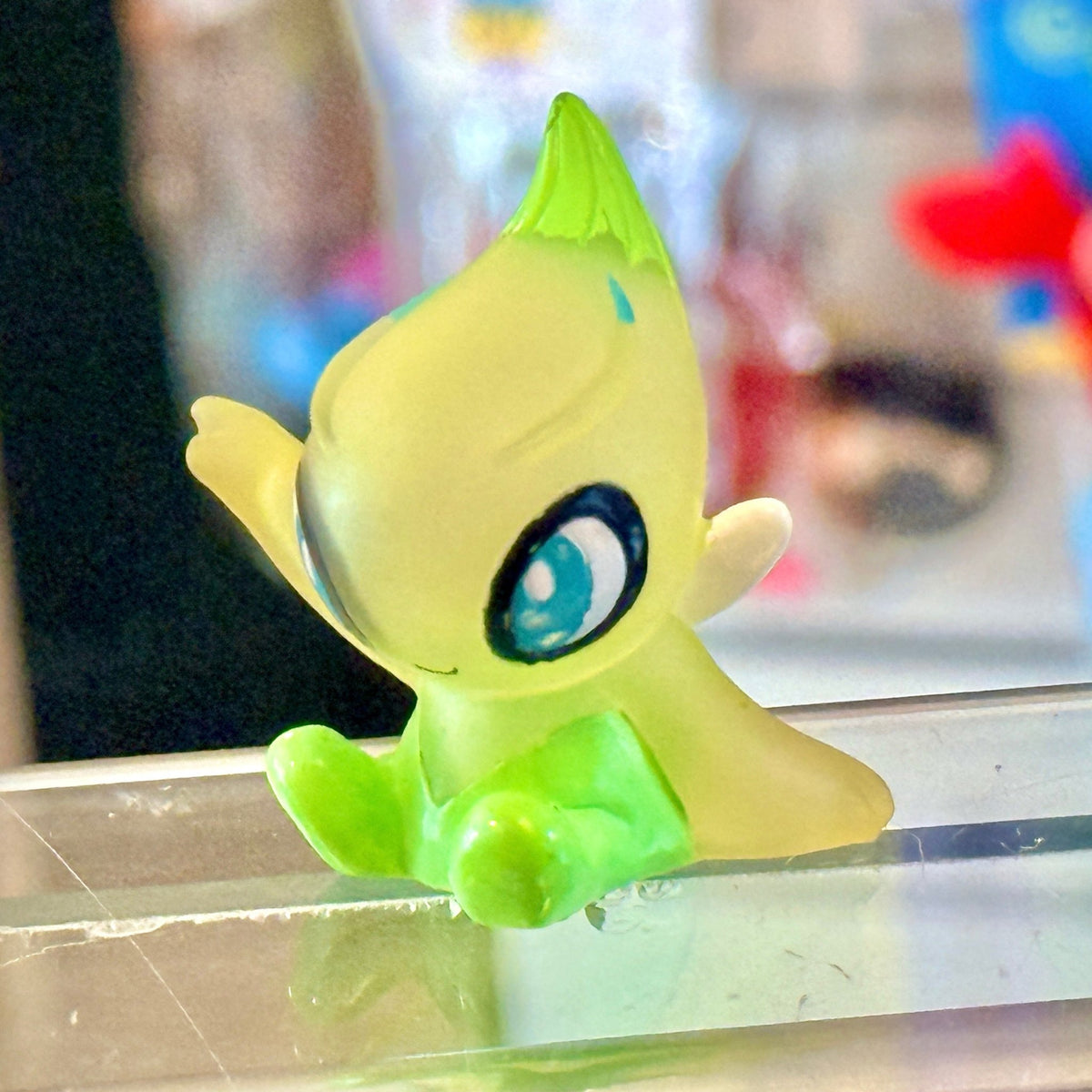 Pokemon: Celebi Finger Puppet Figure (Bandai, 2001) - PopCultGang
