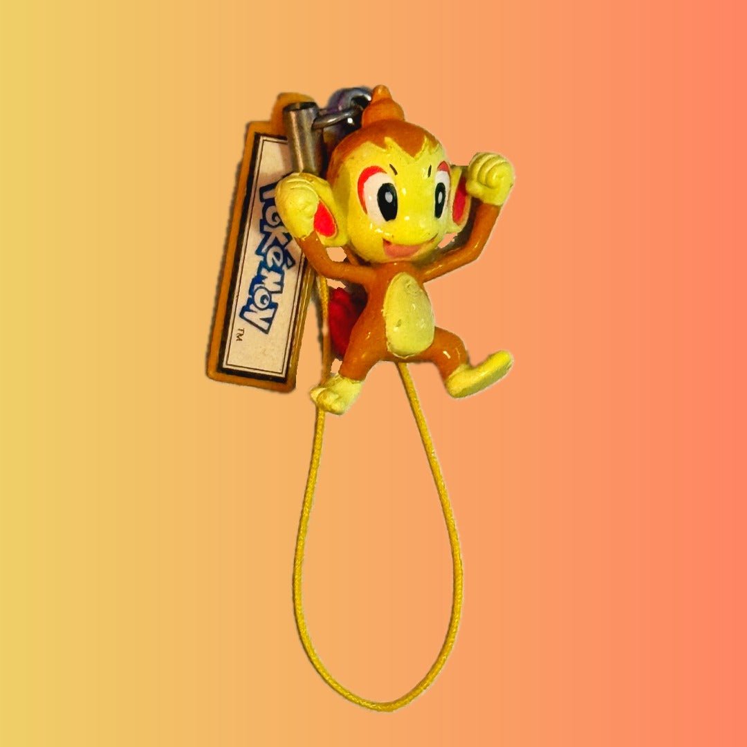 Pokemon: Chimchar Phone Charm Dangler Gachapon (Nintendo, 2000s) - PopCultGang