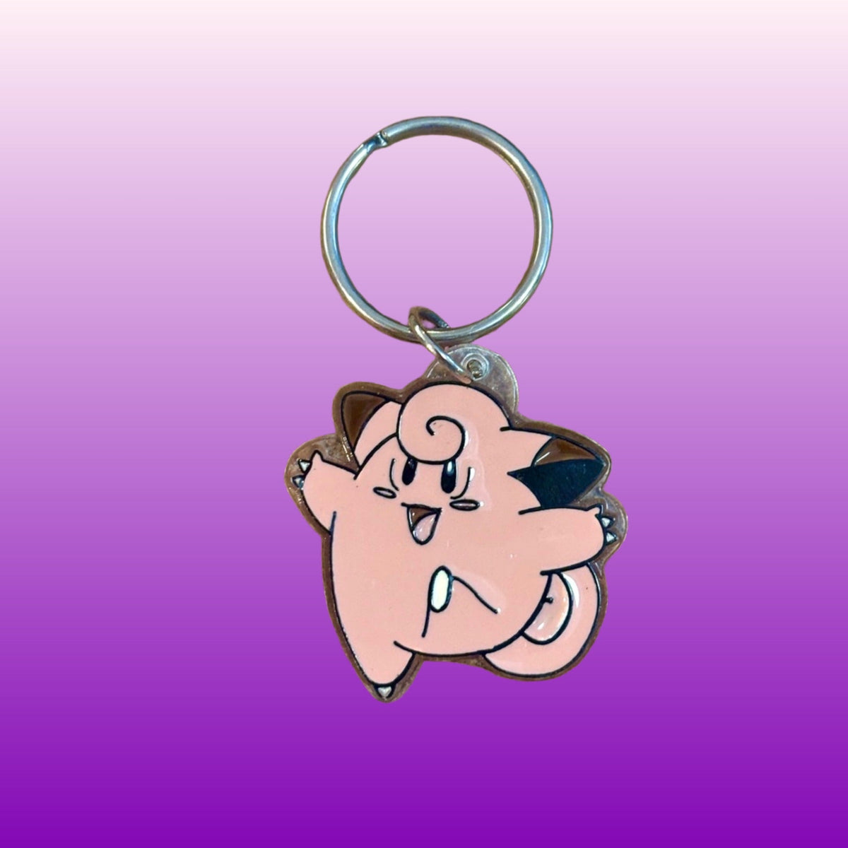 Pokémon: Clefairy Keychain (90s) - PopCultGang