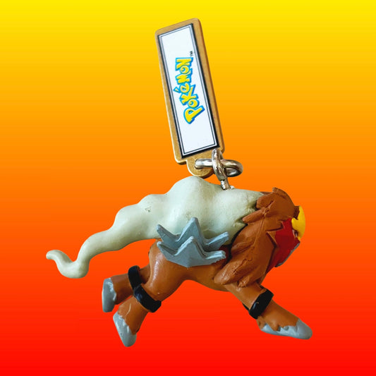 Pokemon: Entei Phone Charm Dangler Gachapon (Nintendo, Tomy, 2010) - PopCultGang