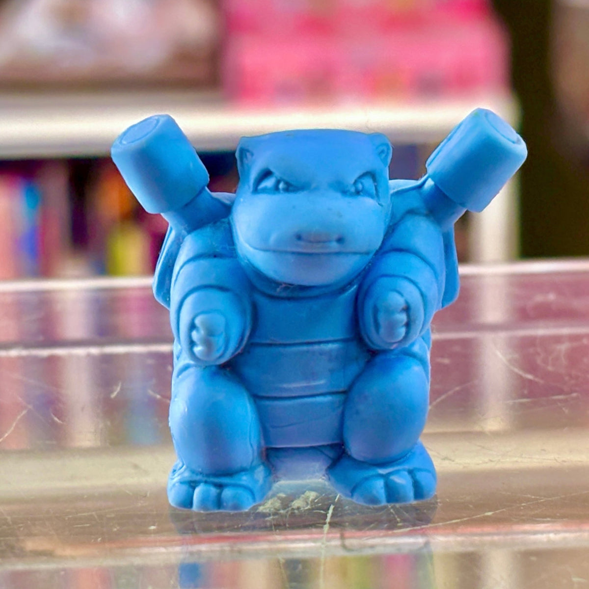 Pokemon: Eraser Keshi Figures - Blastoise Monochrome Mini Figure (Nintendo, 1999) - PopCultGang