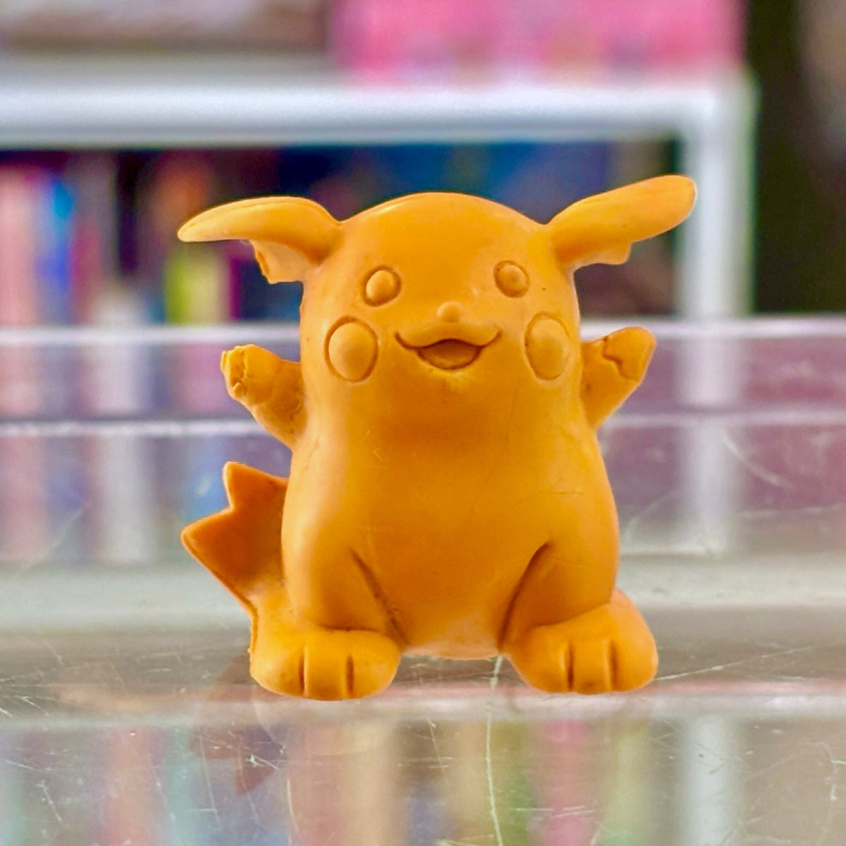 Pokemon: Eraser Keshi Figures - Raichu Monochrome Mini Figure (Nintendo, 1999) - PopCultGang
